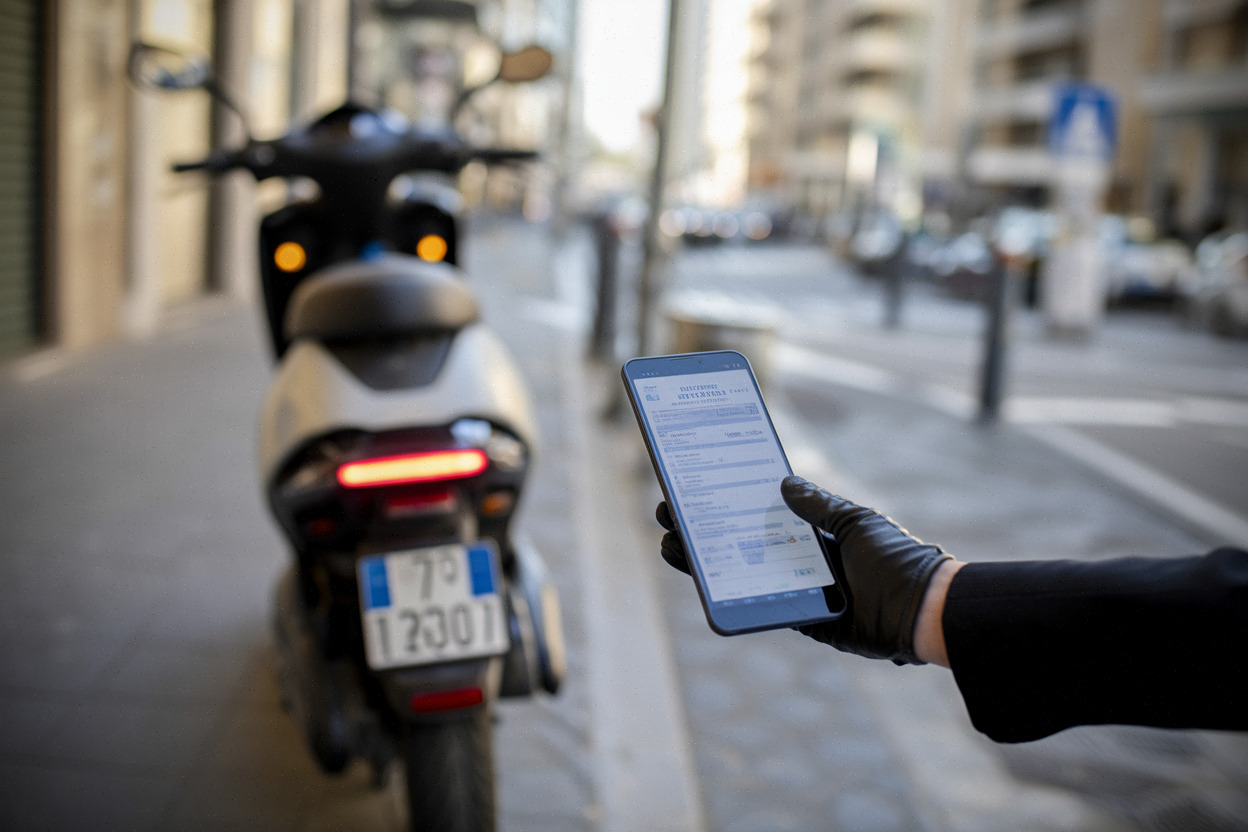 Plaque d’identification et assurance pour trottinette en Italie en 2026
