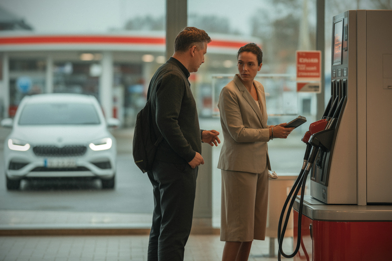 Station-service en Europe, automobilistes confrontés à la hausse des prix