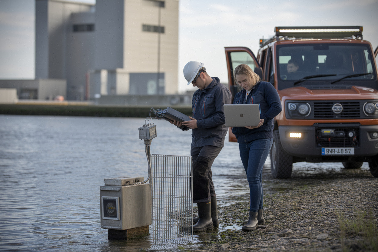 Contrôle des prises d’eau sur l’estuaire pour sécuriser le refroidissement