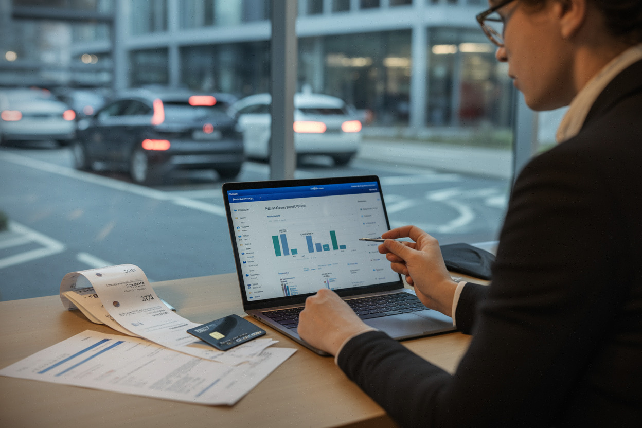 Contrôle des dépenses mobilité en entreprise via tableaux de bord financiers