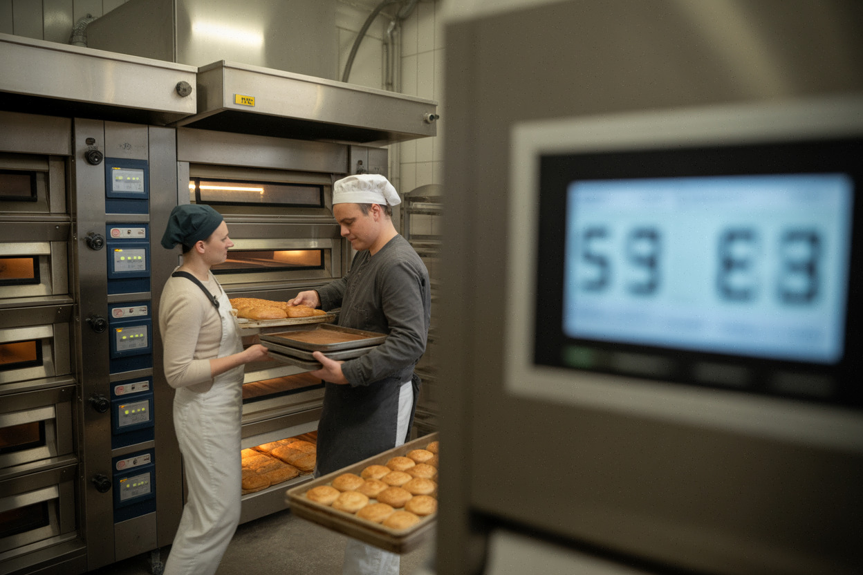 Boulangerie luxembourgeoise: suivi des coûts d’électricité et de gaz en atelier