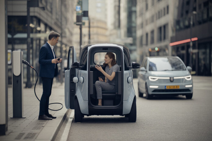 7831d3a73e22b020 2,79 m, 300 km annoncés, 2 places et format ultra-urbain, la mini Smart électrique inattendue qui vise le centre-ville