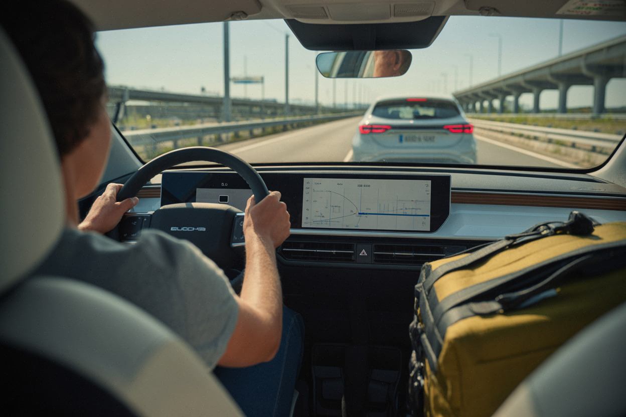 Autonomie réelle en voiture électrique sur autoroute l’été