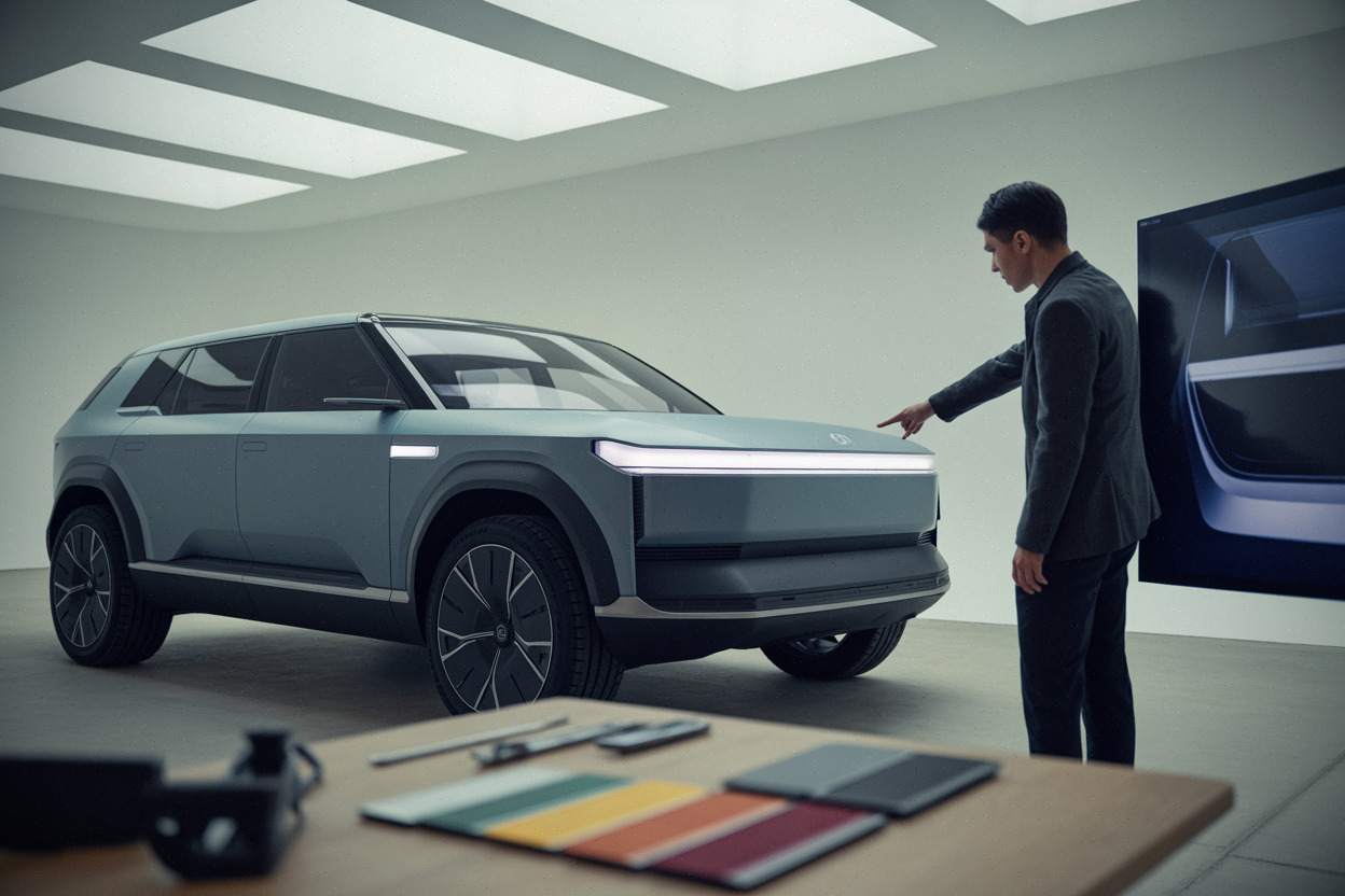 Design du concept MG Cyber pour SUV électrique du segment D