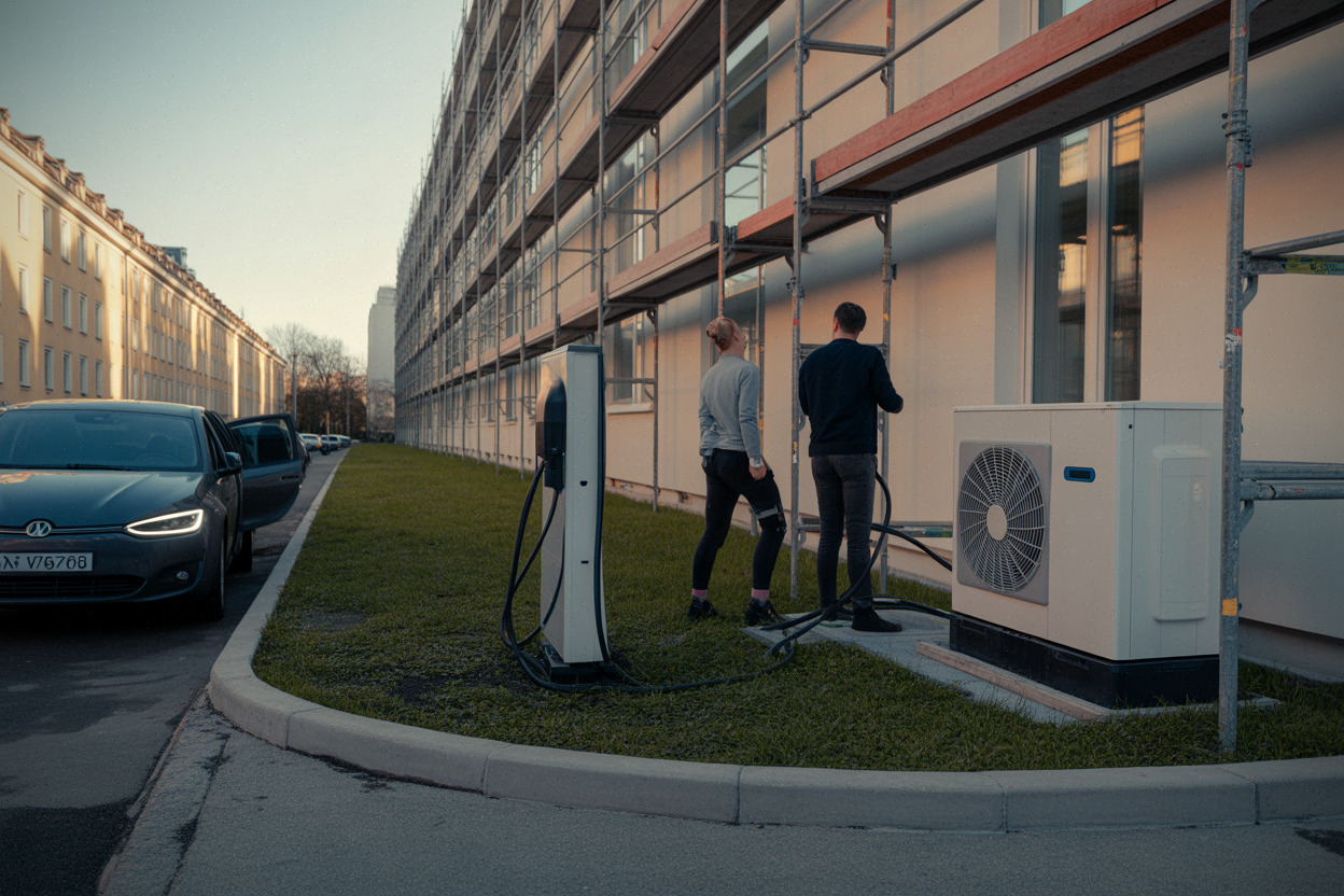 Rénovation énergétique avec pompe à chaleur, levier majeur d’électrification en Europe.