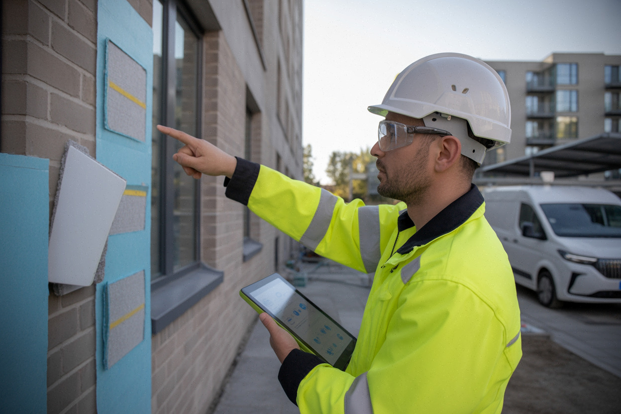 Rénovation énergétique de bâtiment en Occitanie avec suivi numérique sur chantier