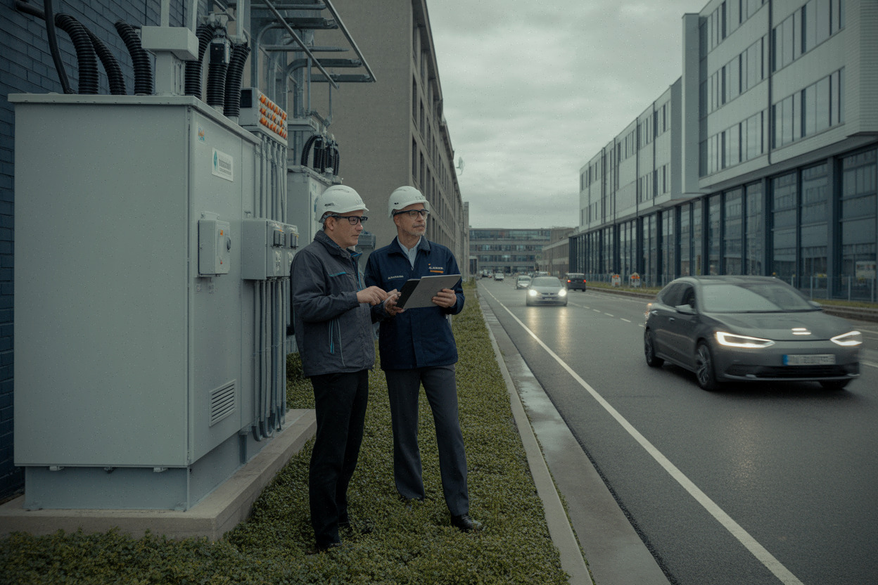 Travaux de raccordement électrique et renforcement réseau en zone industrielle