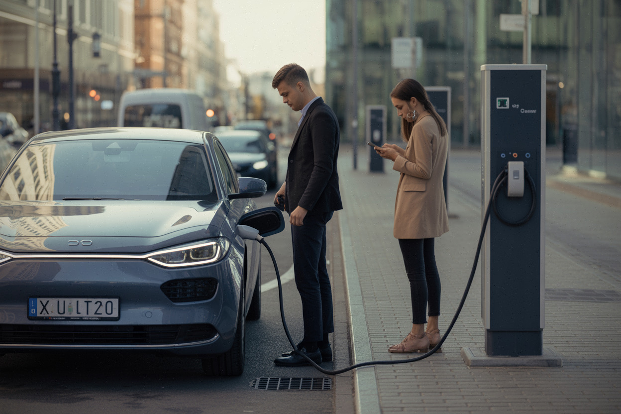 Recharge rapide en ville, usage réel des voitures électriques en Europe