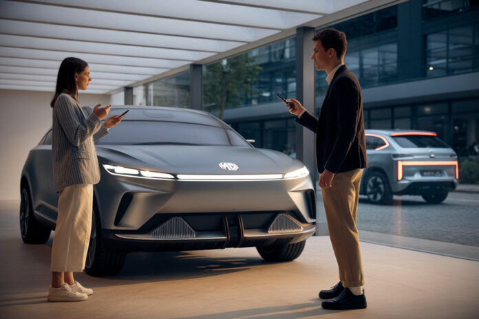 MG Cyber : ce concept-car esquisse un SUV électrique du segment D orienté performances