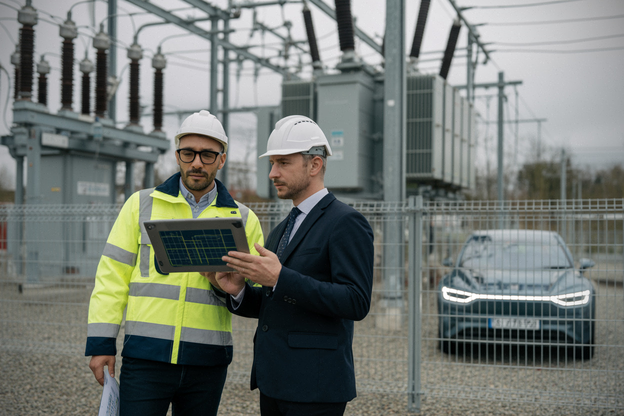 Poste électrique modernisé pour raccorder éolien et solaire ligériens