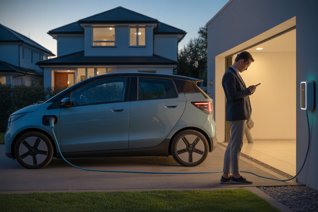 Recharge de voiture électrique et arbitrage tarif Tempo