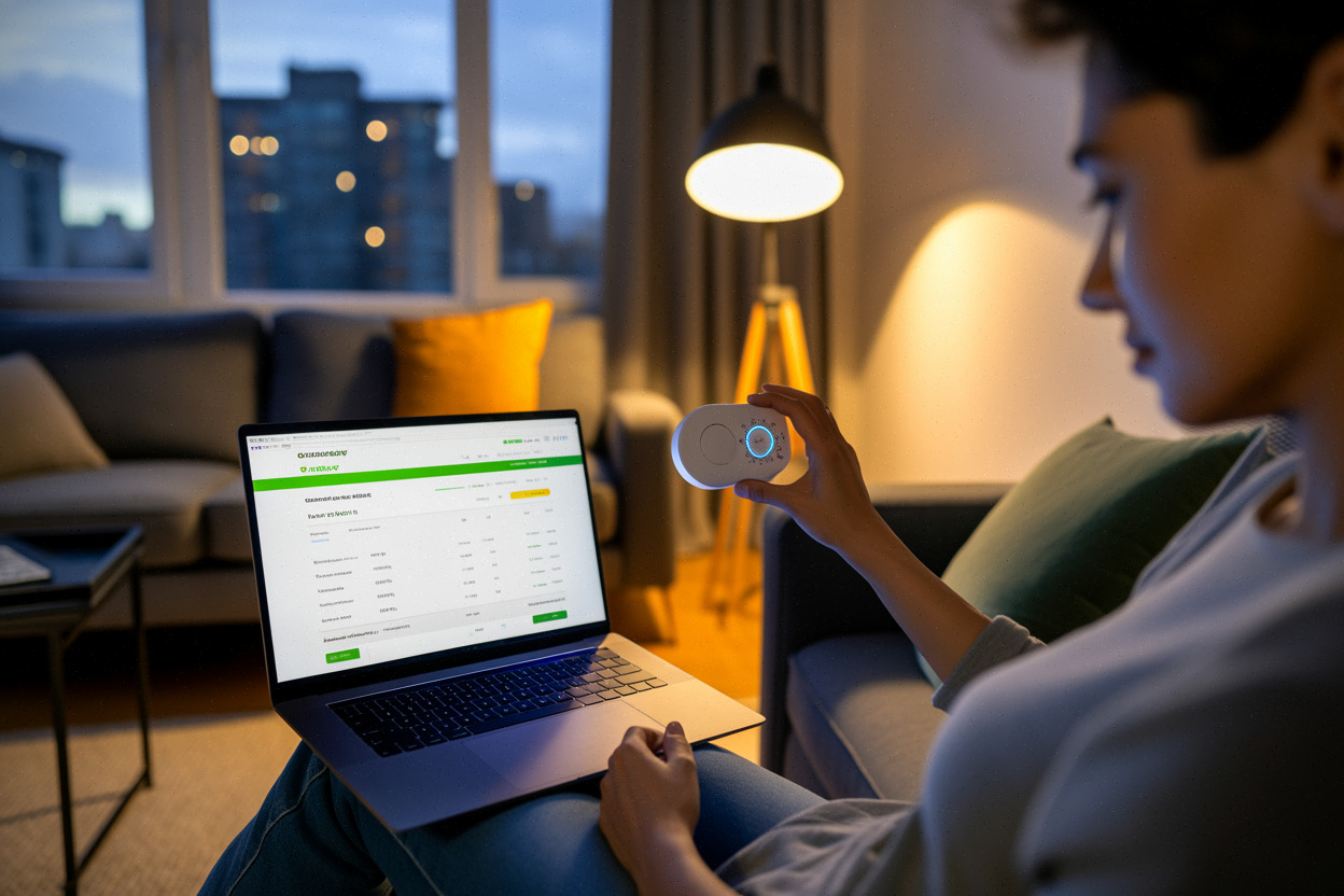Un locataire ajuste le thermostat face à des factures d’électricité élevées