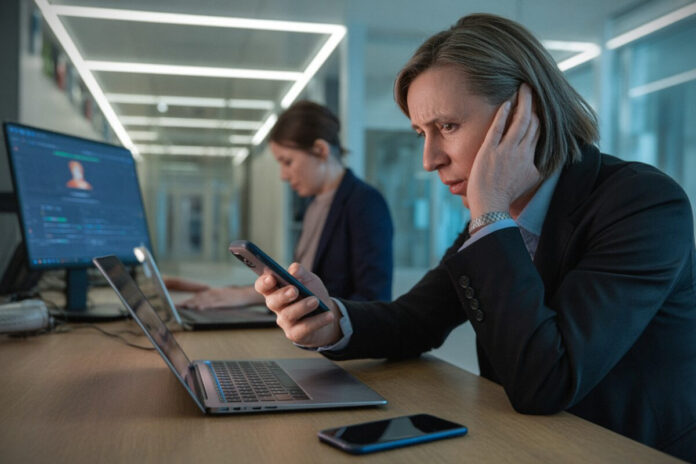 Cellule de crise après cyberattaque Personnel scolaire inquiet face à un incident informatique au ministère