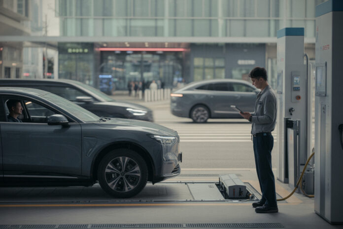 En Chine, Nio étend l'échange de batteries, un modèle qui bouscule la recharge rapide