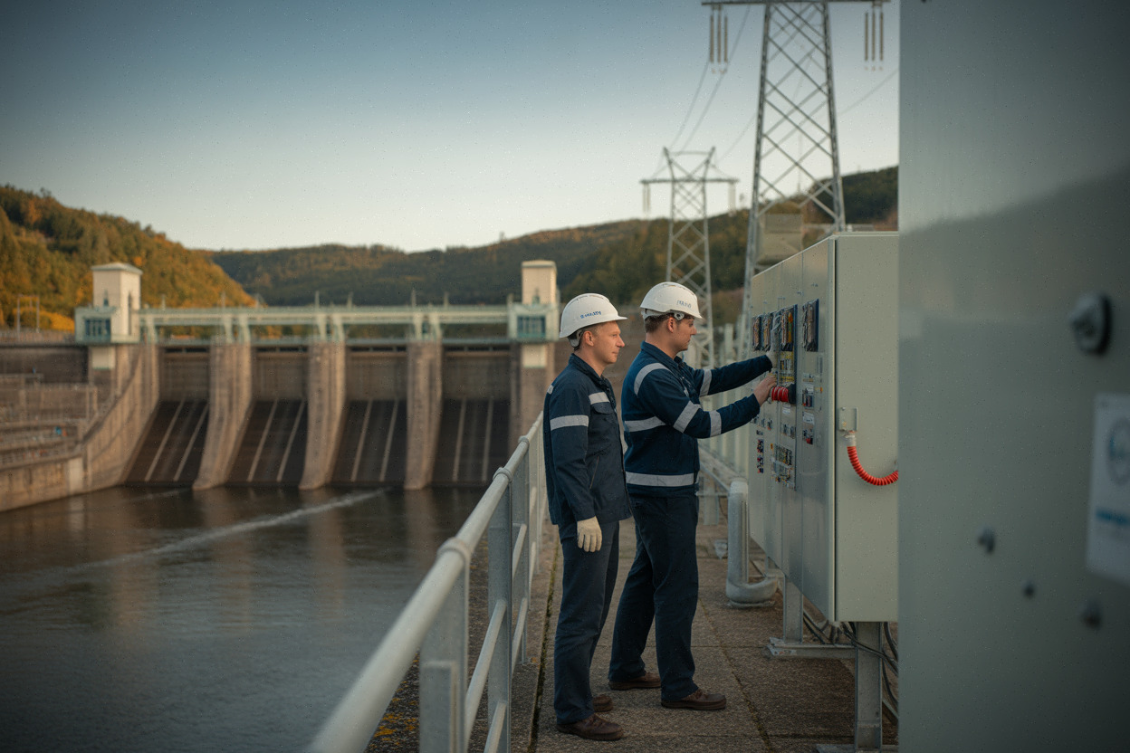 Barrage hydroélectrique mobilisé pour compenser une chute photovoltaïque temporaire