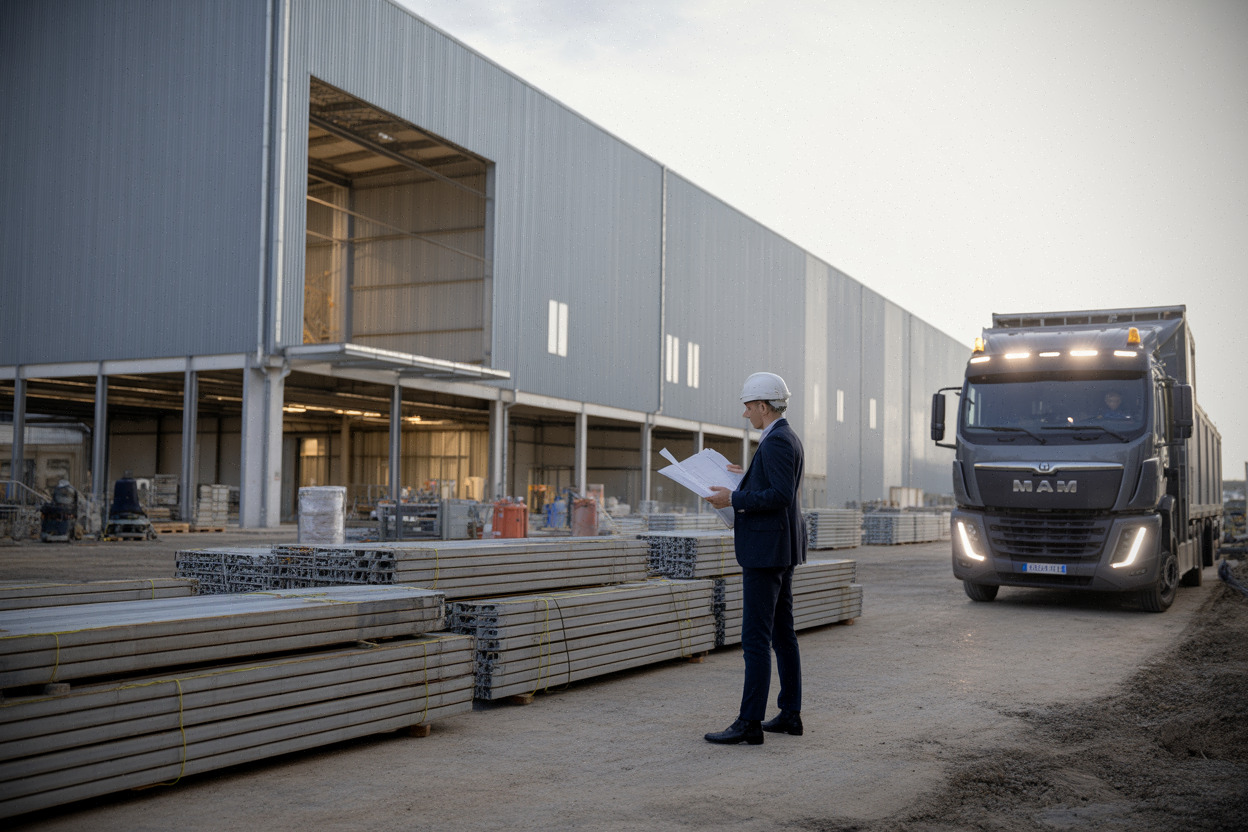 Site industriel en extension dans la Drôme avec investissements et nouveaux ateliers